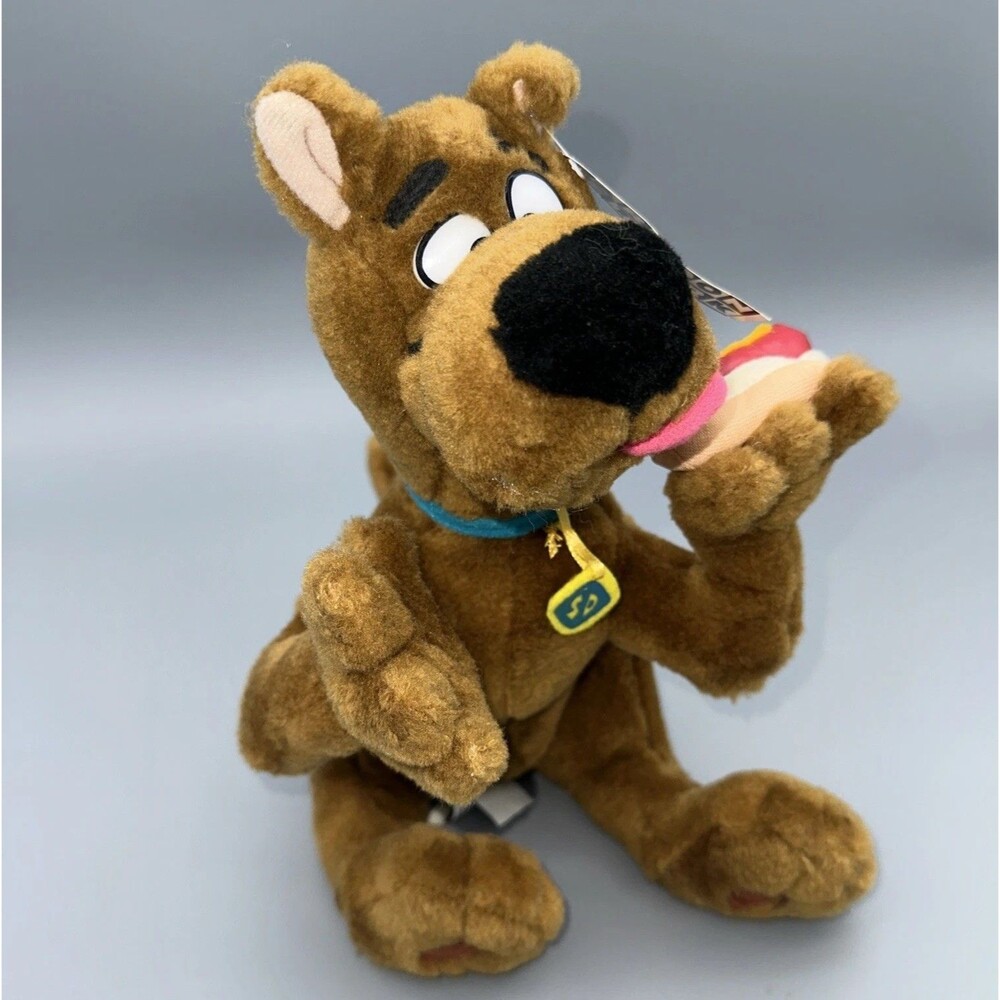 "Cartoon Network Scooby Doo Plush with Hot Dog New Play By Play New W/ Tags"